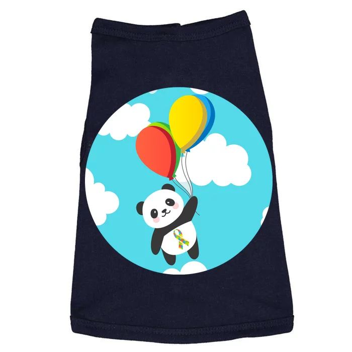 Autism Awareness Panda Bear Doggie Tank