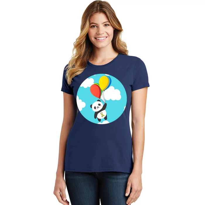 Autism Awareness Panda Bear Women's T-Shirt