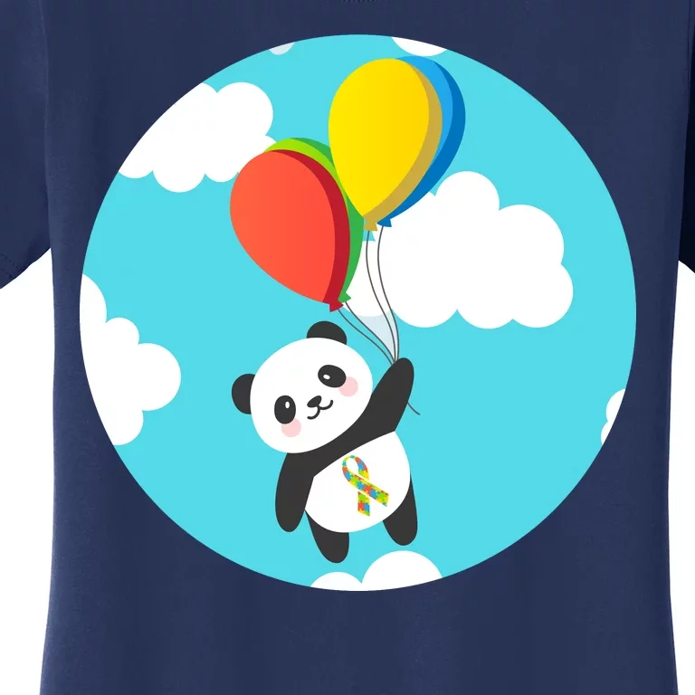 Autism Awareness Panda Bear Women's T-Shirt