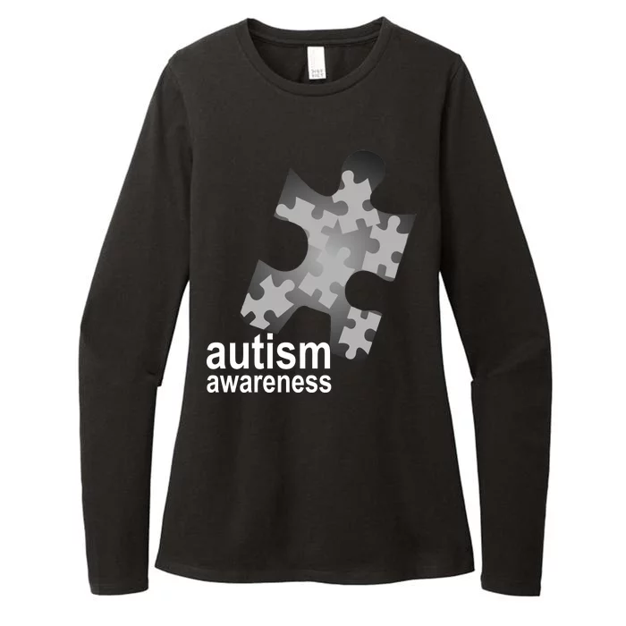 Autism Awareness Puzzle Womens CVC Long Sleeve Shirt