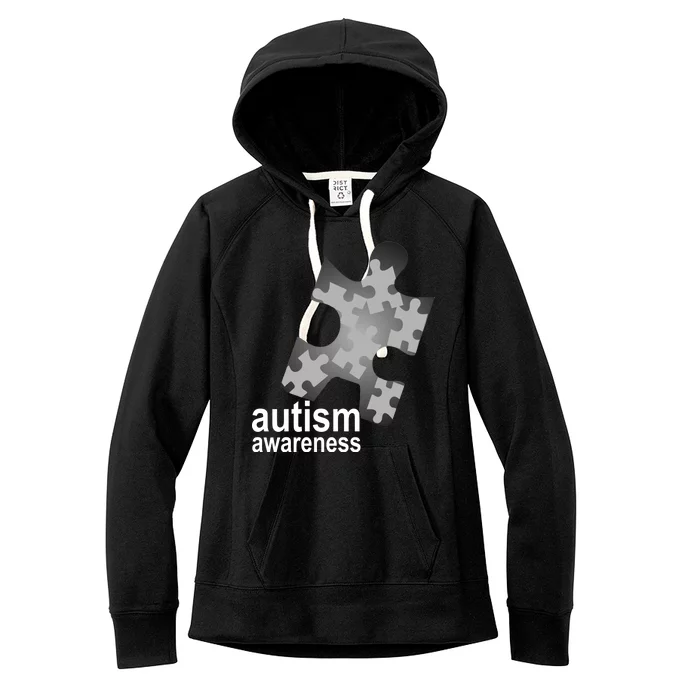 Autism Awareness Puzzle Women's Fleece Hoodie