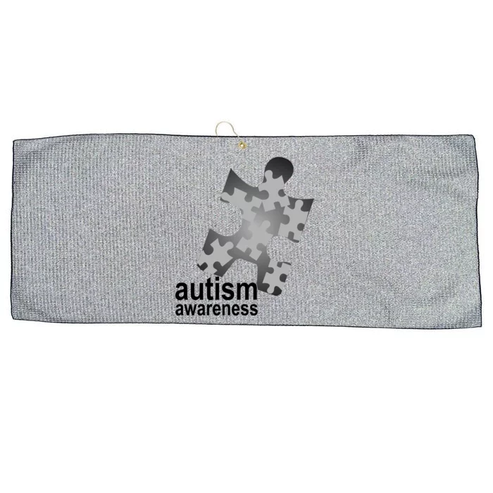 Autism Awareness Puzzle Large Microfiber Waffle Golf Towel