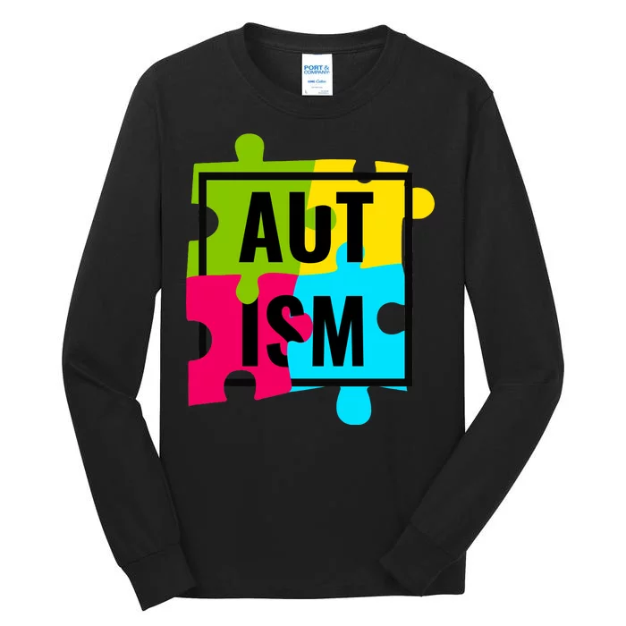 Autism Awareness Puzzle Pieces Tall Long Sleeve T-Shirt