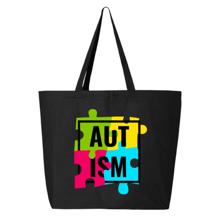 Autism Awareness Puzzle Pieces 25L Jumbo Tote