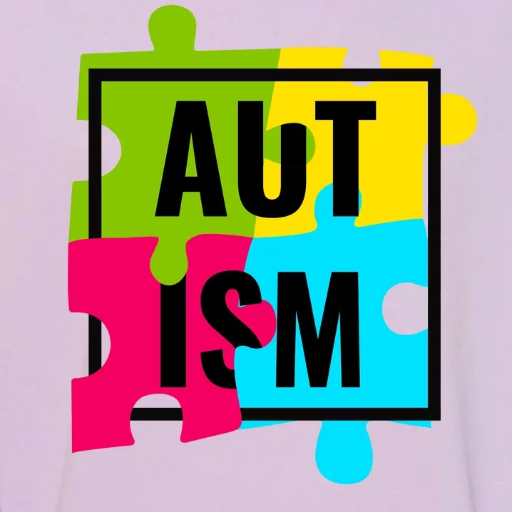 Autism Awareness Puzzle Pieces Garment-Dyed Sweatshirt