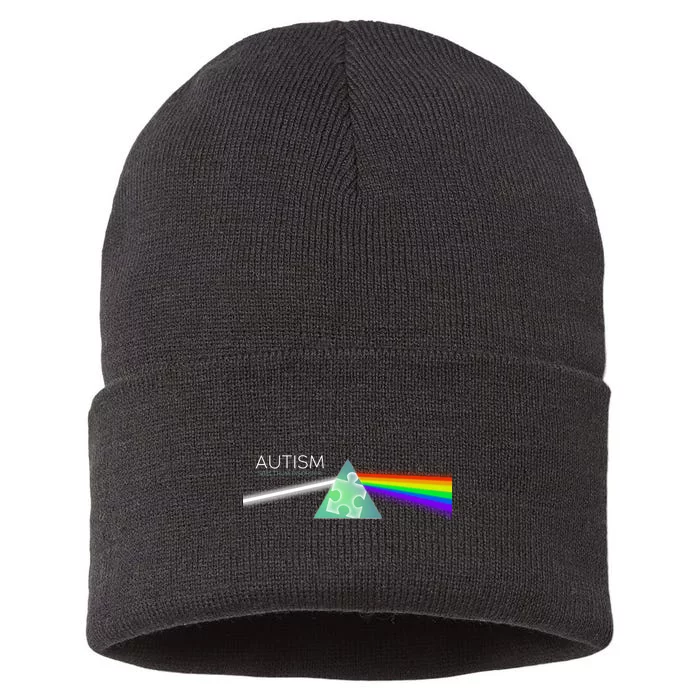 Autism Awareness Puzzle Spectrum Disorder Sustainable Knit Beanie