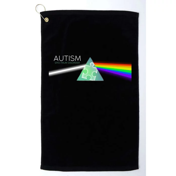 Autism Awareness Puzzle Spectrum Disorder Platinum Collection Golf Towel