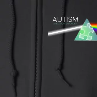 Autism Awareness Puzzle Spectrum Disorder Full Zip Hoodie