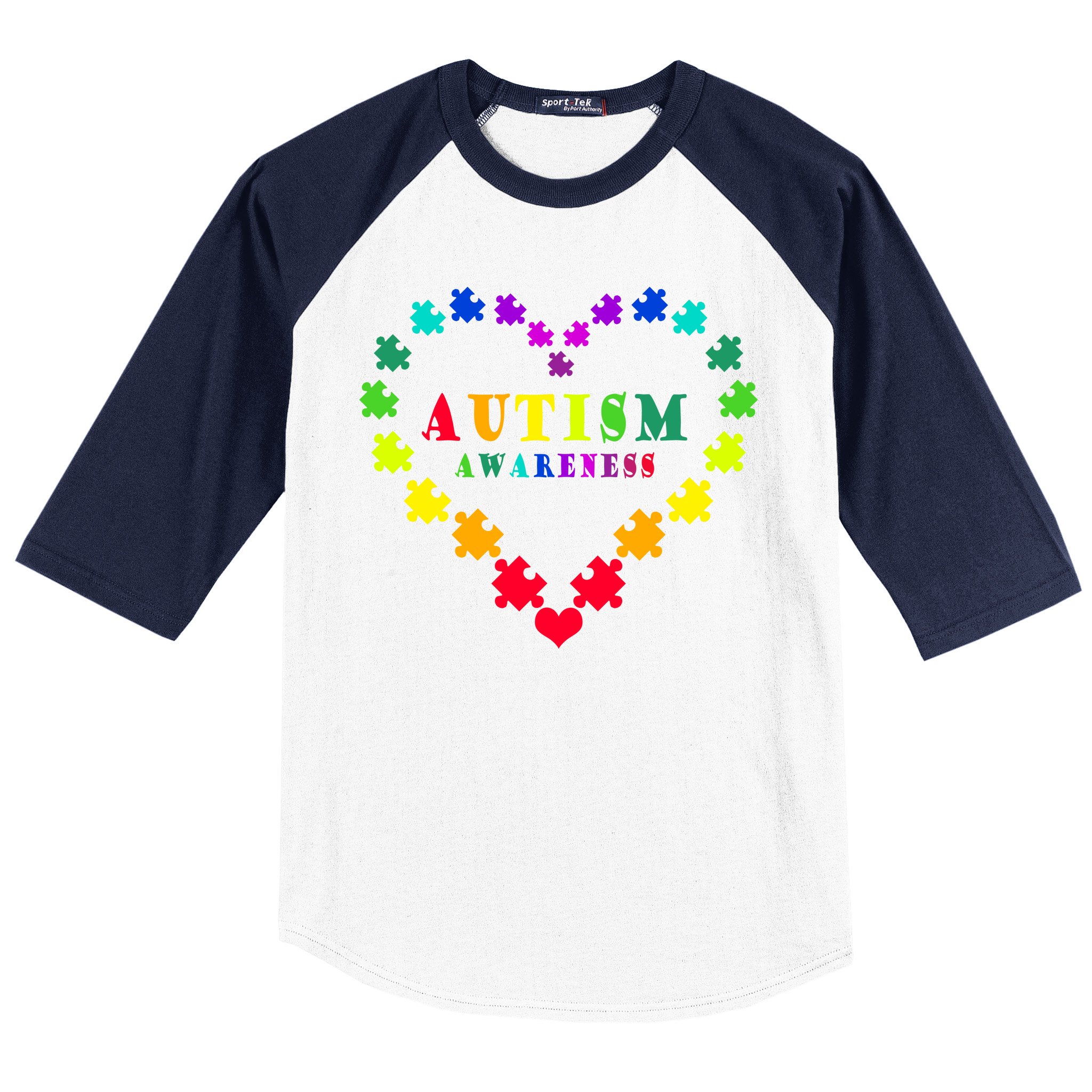 Love Puzzles Autism Awareness  Long Sleeve Shirts Tops Men's Autistic 