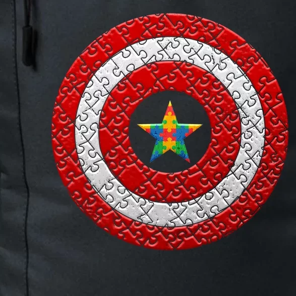 Autism Awareness Star Hero Shield Daily Commute Backpack