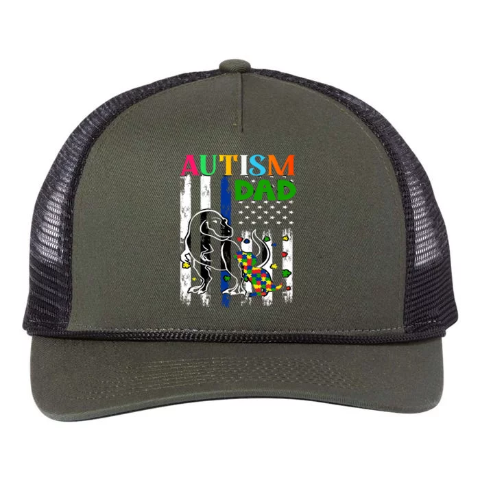 Autism Dad Retro Rope Trucker Hat Cap