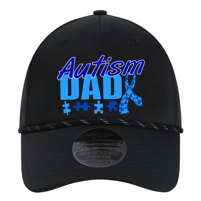 Autism Dad Awareness Ribbon Performance The Dyno Cap