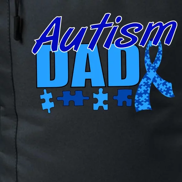 Autism Dad Awareness Ribbon Daily Commute Backpack