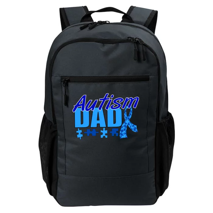 Autism Dad Awareness Ribbon Daily Commute Backpack