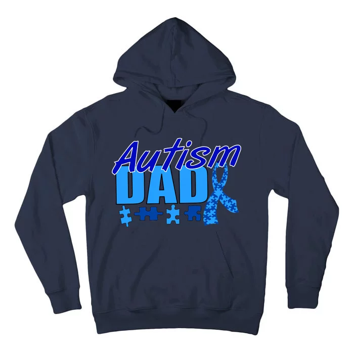 Autism Dad Awareness Ribbon Tall Hoodie