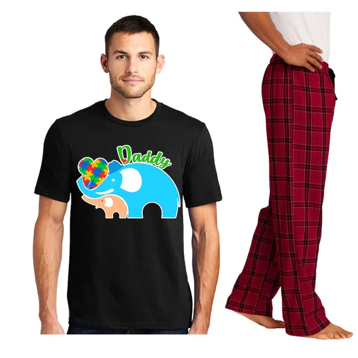 Autism Daddy Cute Elephant Pajama Set