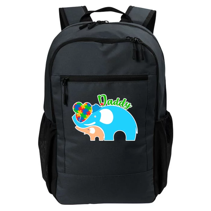 Autism Daddy Cute Elephant Daily Commute Backpack