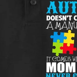 Autism Doesn't Come With A Manual Dry Zone Grid Performance Polo