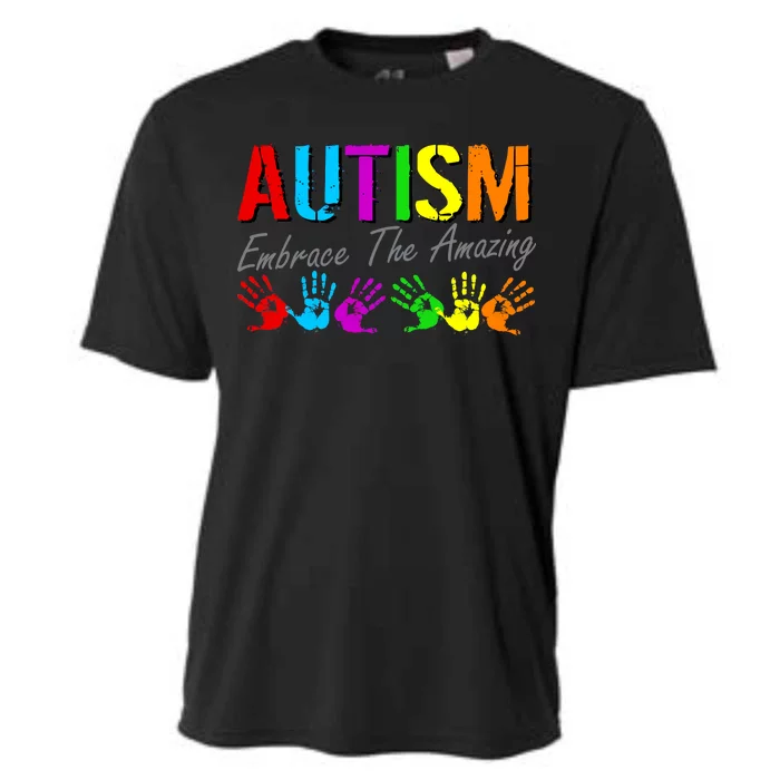 Autism Embrace The Amazing Cooling Performance Crew T-Shirt