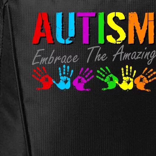 Autism Embrace The Amazing City Backpack