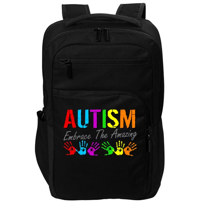 Autism Embrace The Amazing Impact Tech Backpack