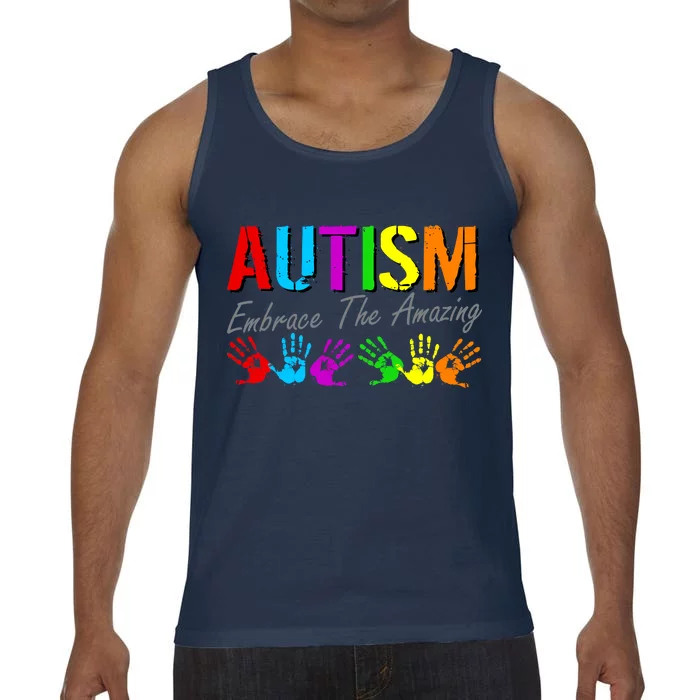 Autism Embrace The Amazing Comfort Colors® Tank Top