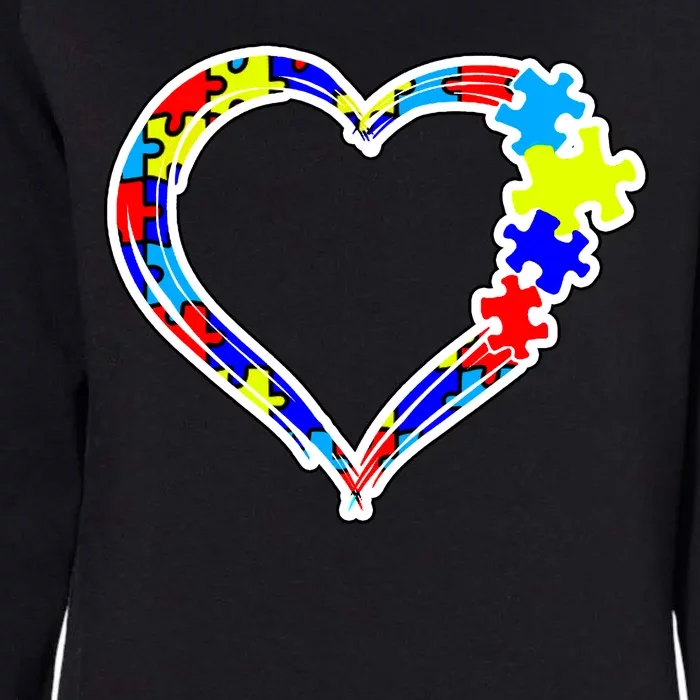 Autism Full Of Love Womens California Wash Sweatshirt