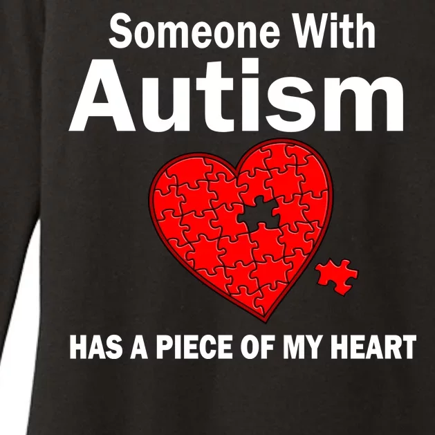 Autism Has A Piece Of My Heart Womens CVC Long Sleeve Shirt