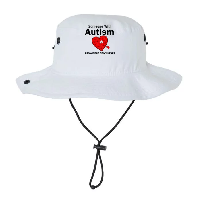 Autism Has A Piece Of My Heart Legacy Cool Fit Booney Bucket Hat