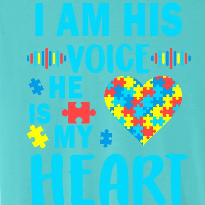 Autism I Am His Voice He Is My Heart ChromaSoft Performance T-Shirt