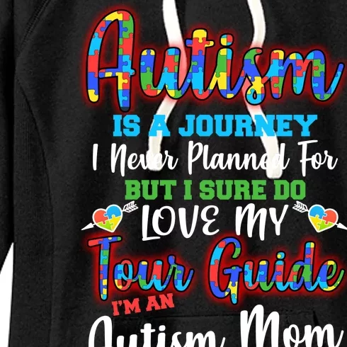 Autism Is A Journey Women's Fleece Hoodie