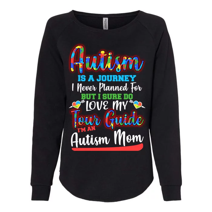 Autism Is A Journey Womens California Wash Sweatshirt