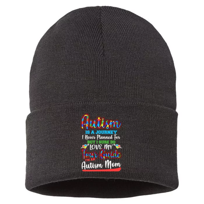 Autism Is A Journey Sustainable Knit Beanie