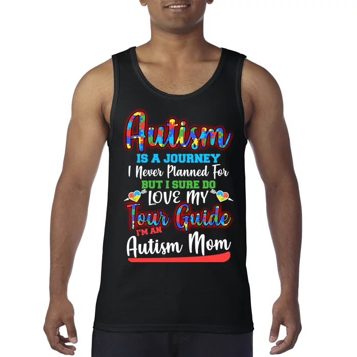 Autism Is A Journey Tank Top