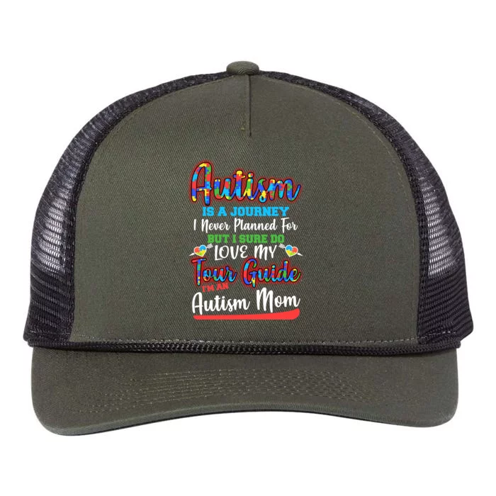 Autism Is A Journey Retro Rope Trucker Hat Cap