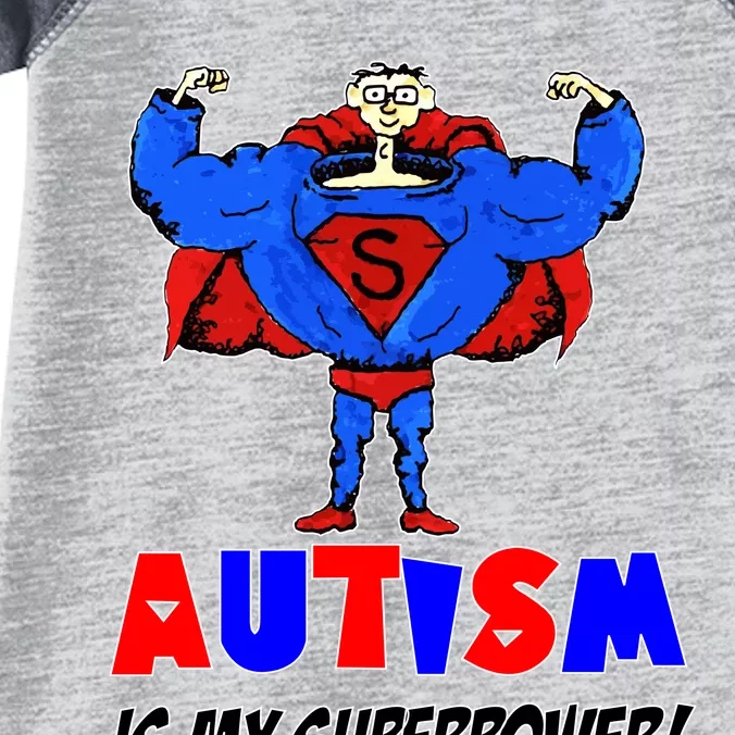 Autism Is My Super Power Infant Baby Jersey Bodysuit