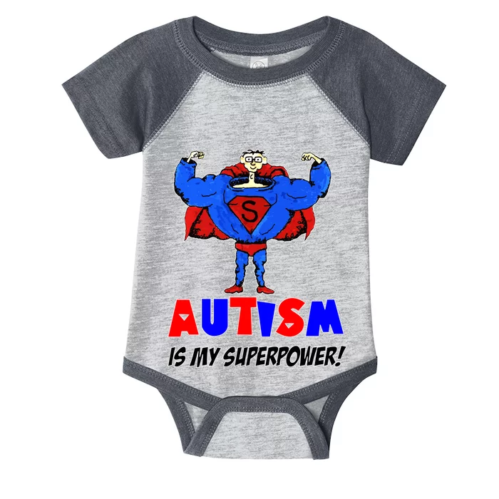 Autism Is My Super Power Infant Baby Jersey Bodysuit