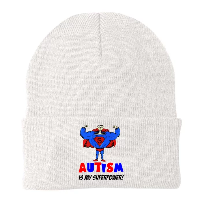 Autism Is My Super Power Knit Cap Winter Beanie