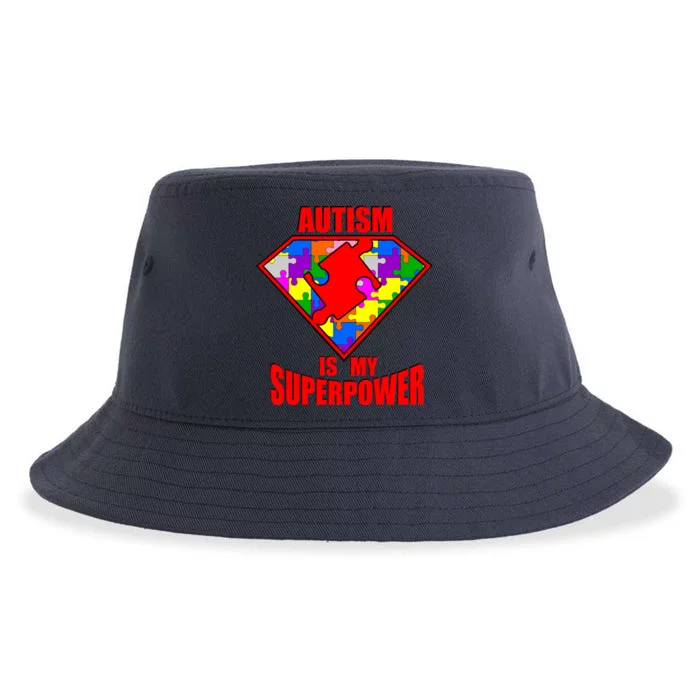 Autism Is My Superpower Superheo Sustainable Bucket Hat