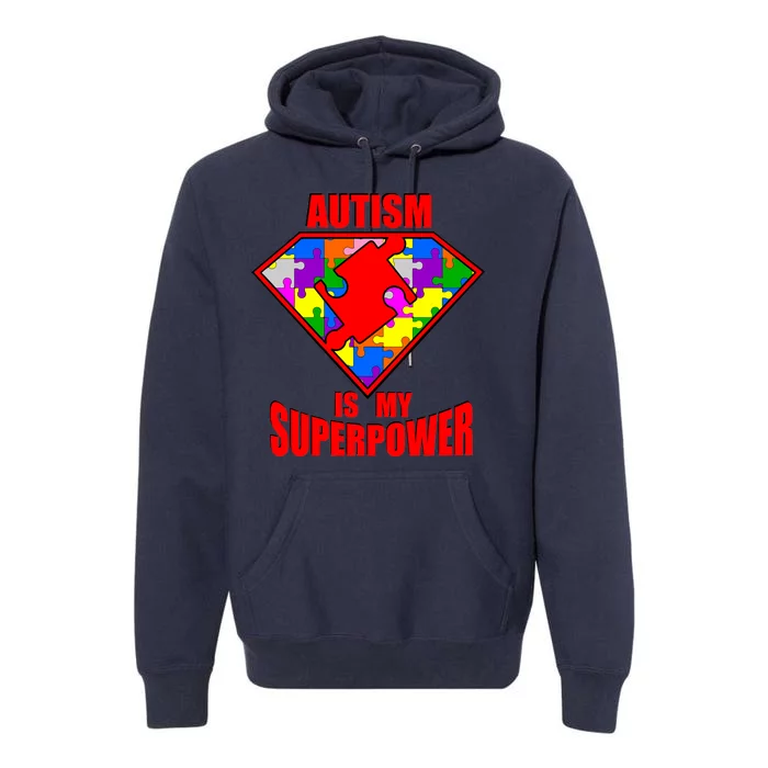 Autism Is My Superpower Superheo Premium Hoodie