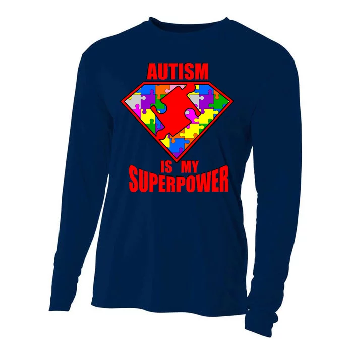 Autism Is My Superpower Superheo Cooling Performance Long Sleeve Crew