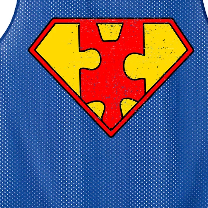 Autism Is My Superpower! Superhero Mesh Reversible Basketball Jersey Tank