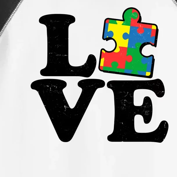 Autism Love Puzzle Piece Toddler Fine Jersey T-Shirt