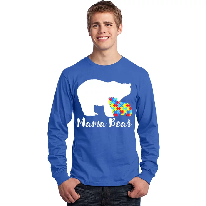 Autism Mama Bear Long Sleeve Shirt