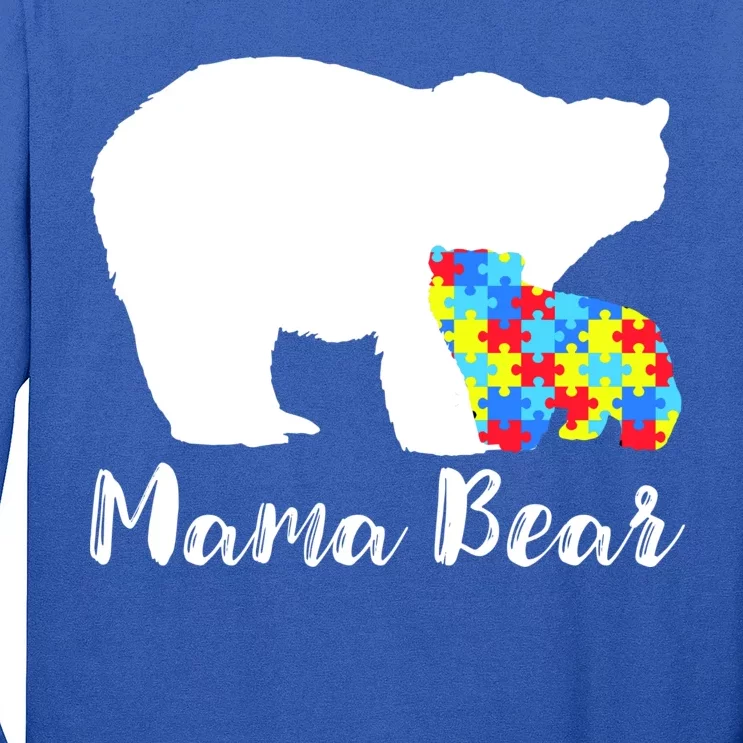 Autism Mama Bear Long Sleeve Shirt