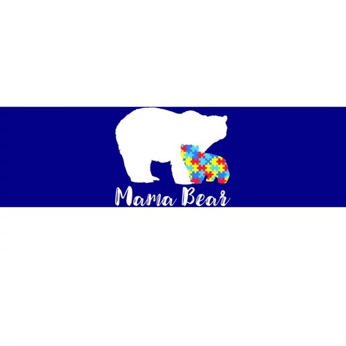 Autism Mama Bear Bumper Sticker