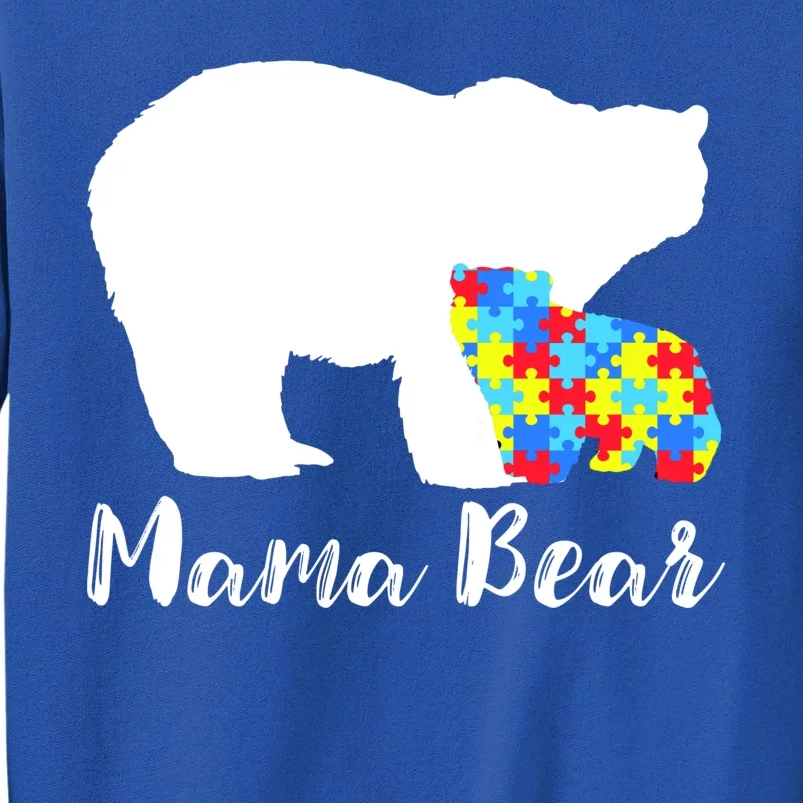 Autism Mama Bear Tall Sweatshirt