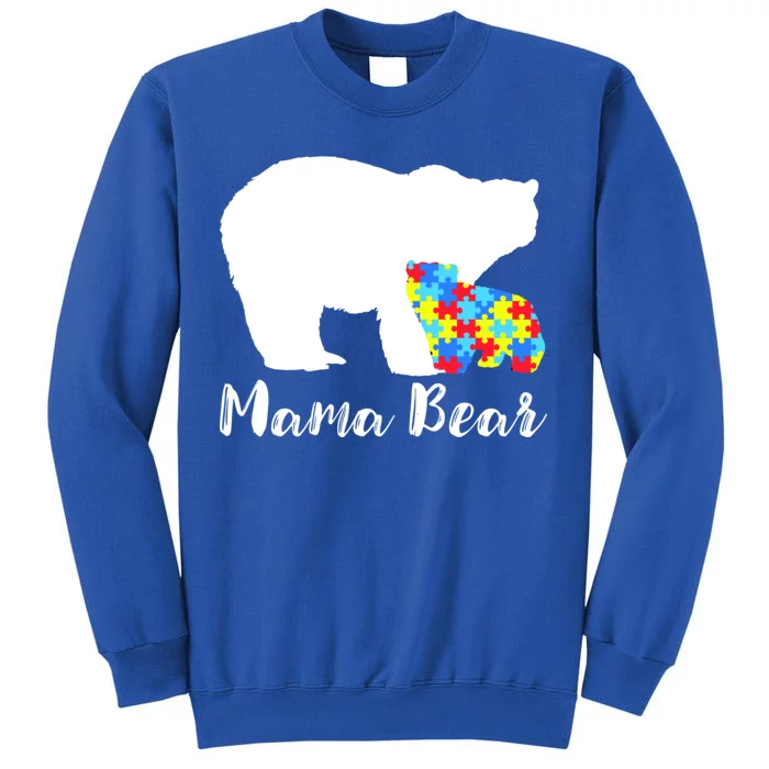 Autism Mama Bear Tall Sweatshirt