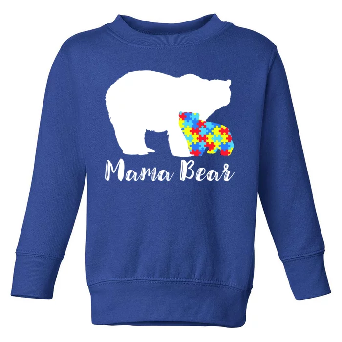 Autism Mama Bear Toddler Sweatshirt