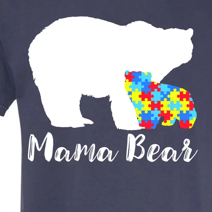 Autism Mama Bear Garment-Dyed Heavyweight T-Shirt